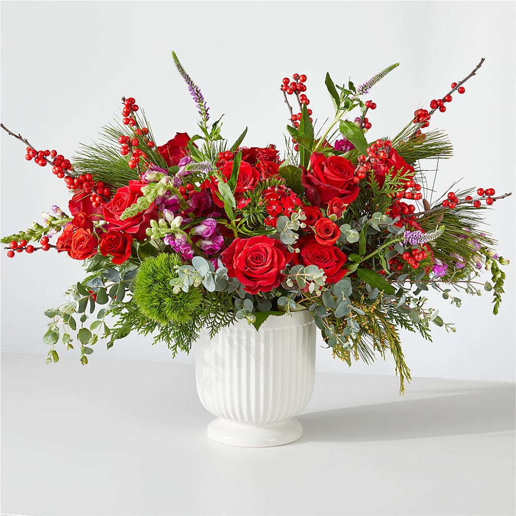 Big Red Bow Bouquet – Homestead Flower Company Inc, Homestead FL