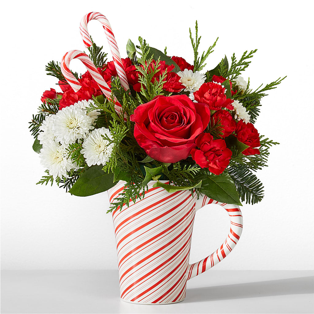 Peppermint Swirl Mug – Homestead Flower Company Inc, Homestead FL