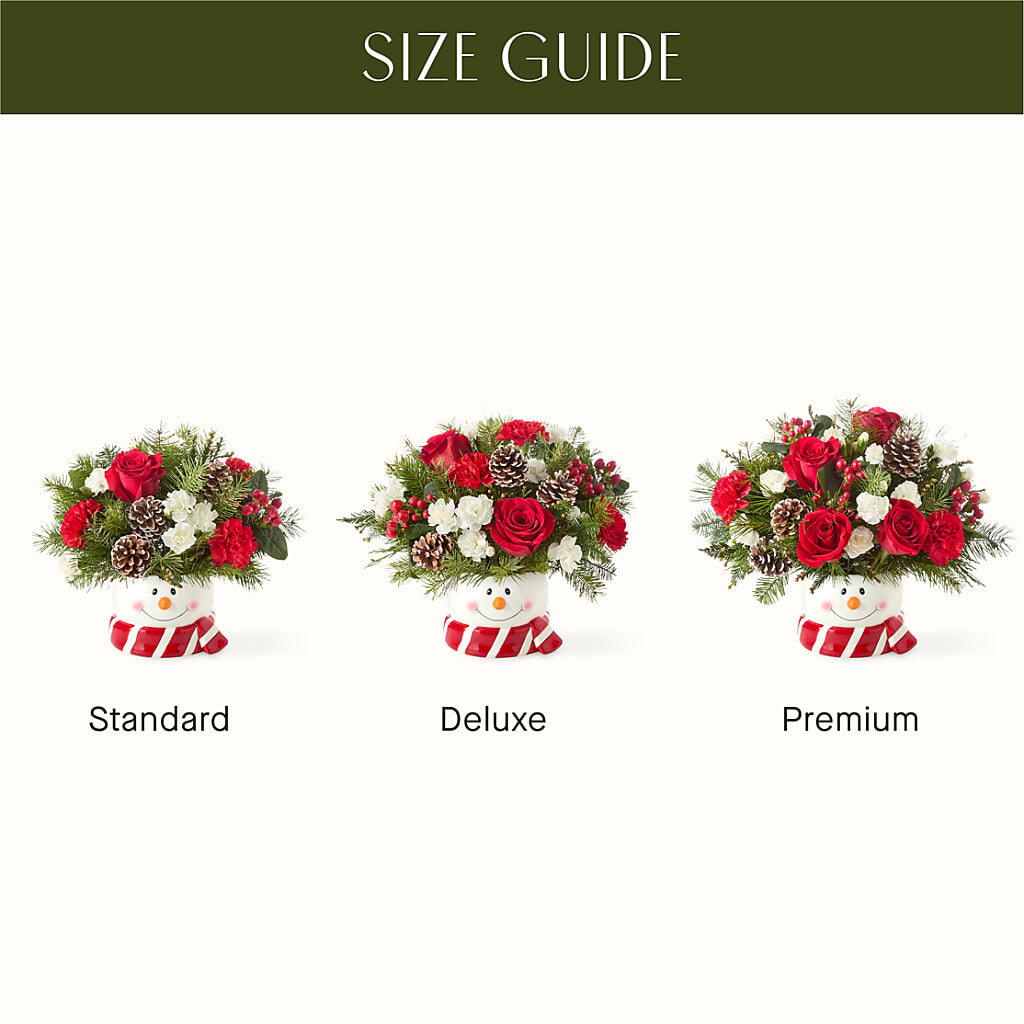 Jolly Snowman Bouquet – Homestead Flower Company Inc, Homestead FL