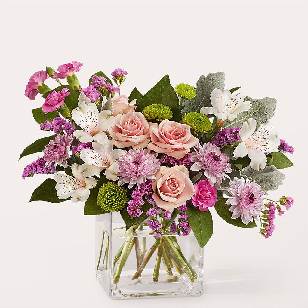 Pink Suede Bouquet – Homestead Flower Company Inc, Homestead FL
