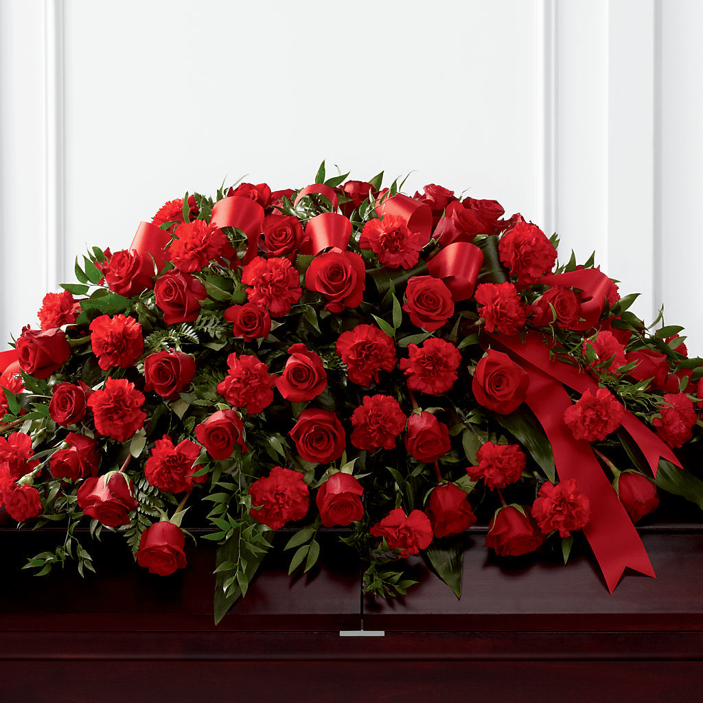 Tribute of Life Casket Spray – Homestead Flower Company Inc, Homestead FL