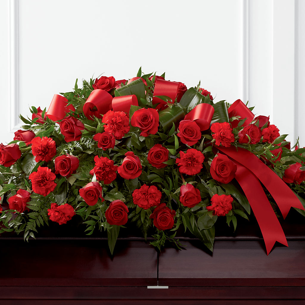Tribute of Life Casket Spray – Homestead Flower Company Inc, Homestead FL