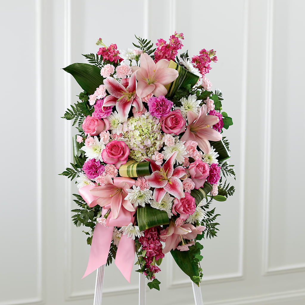 Comforting Standing Spray – Homestead Flower Company Inc, Homestead FL