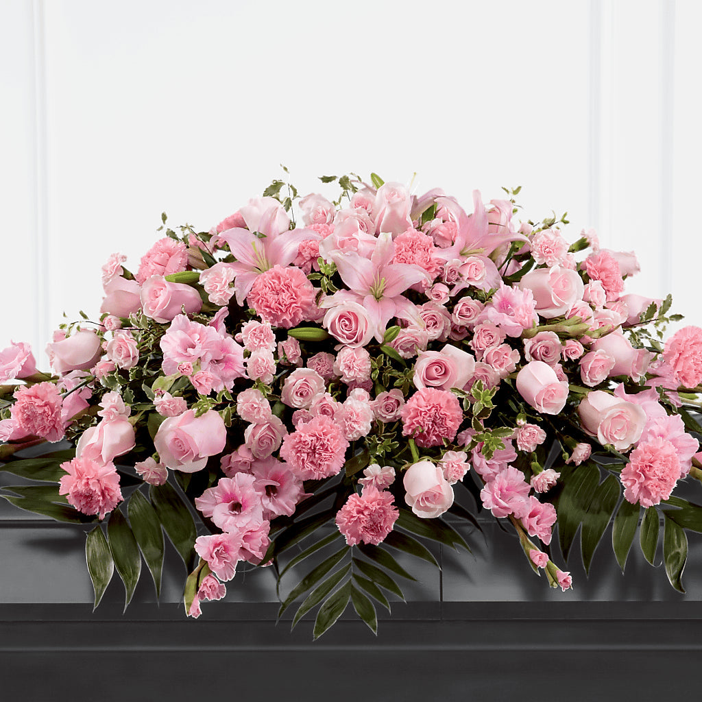 Garden of Comfort Casket Spray (Standard) – Homestead Flower Company Inc, Homestead FL