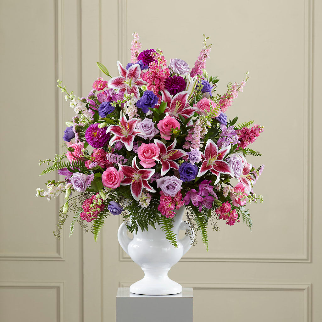 Peaceful Tribute Arrangement – Homestead Flower Company Inc, Homestead FL
