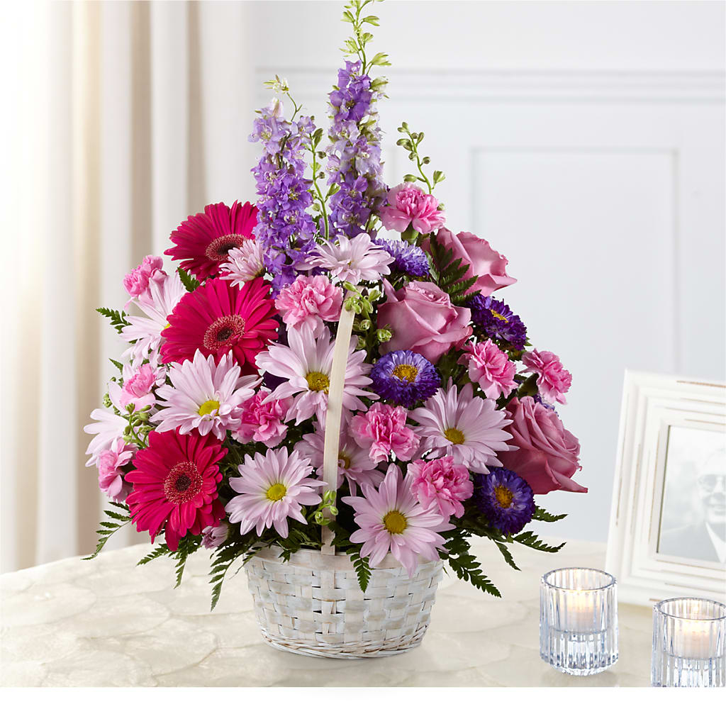 Pastel Peace Basket – Homestead Flower Company Inc, Homestead FL
