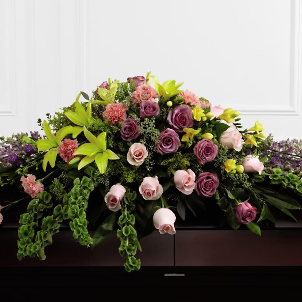 Forever Beloved Casket Spray – Homestead Flower Company Inc, Homestead FL