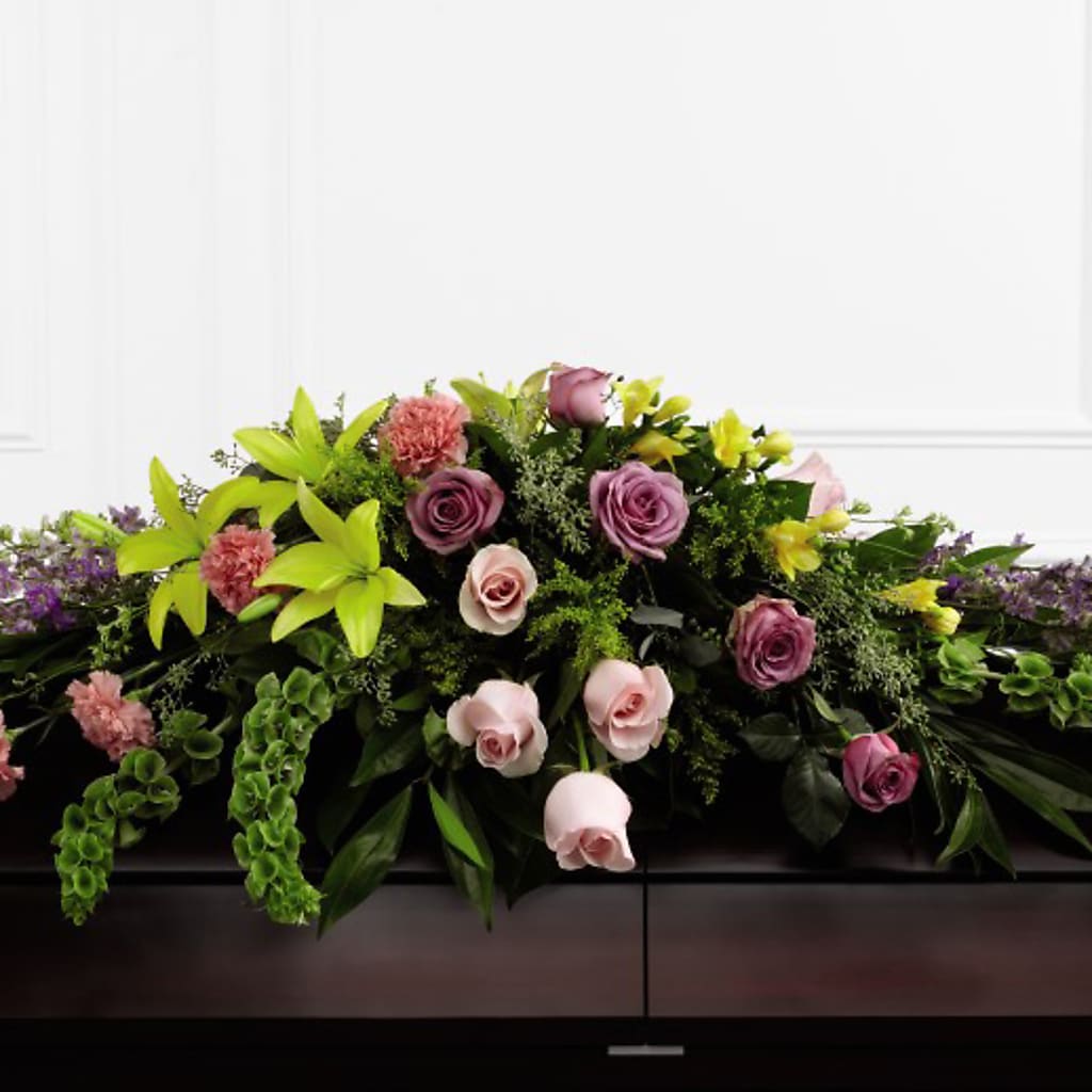 Forever Beloved Casket Spray – Homestead Flower Company Inc, Homestead FL