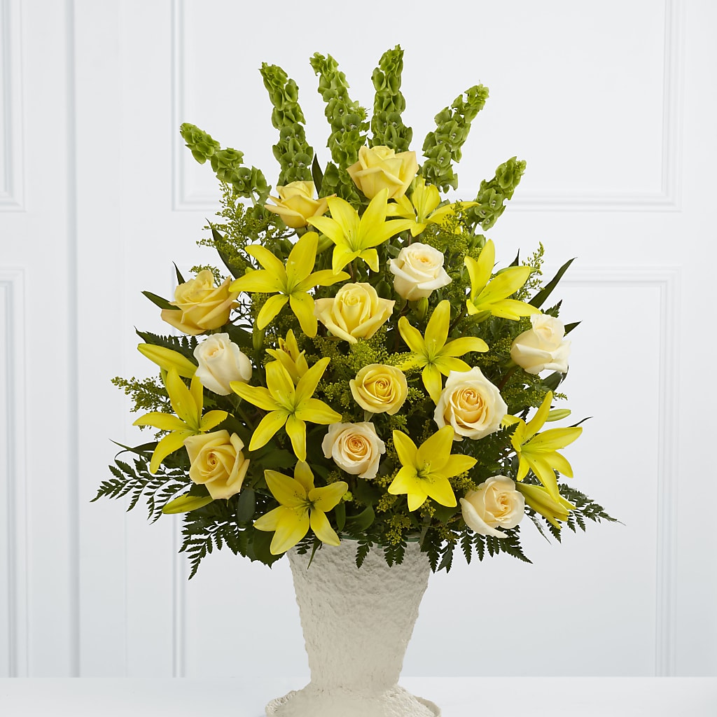 Golden Memories Arrangement – Homestead Flower Company Inc, Homestead FL