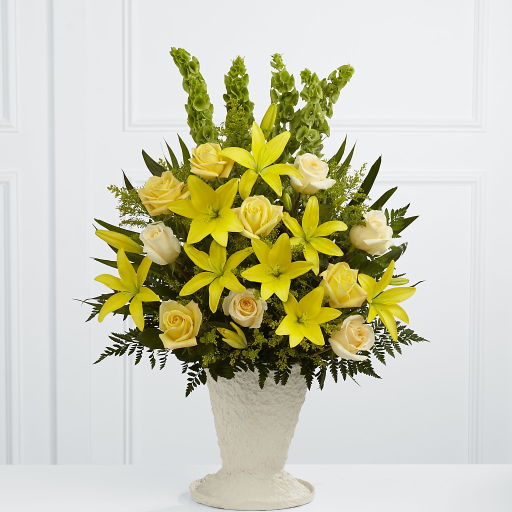 Golden Memories Arrangement – Homestead Flower Company Inc, Homestead FL