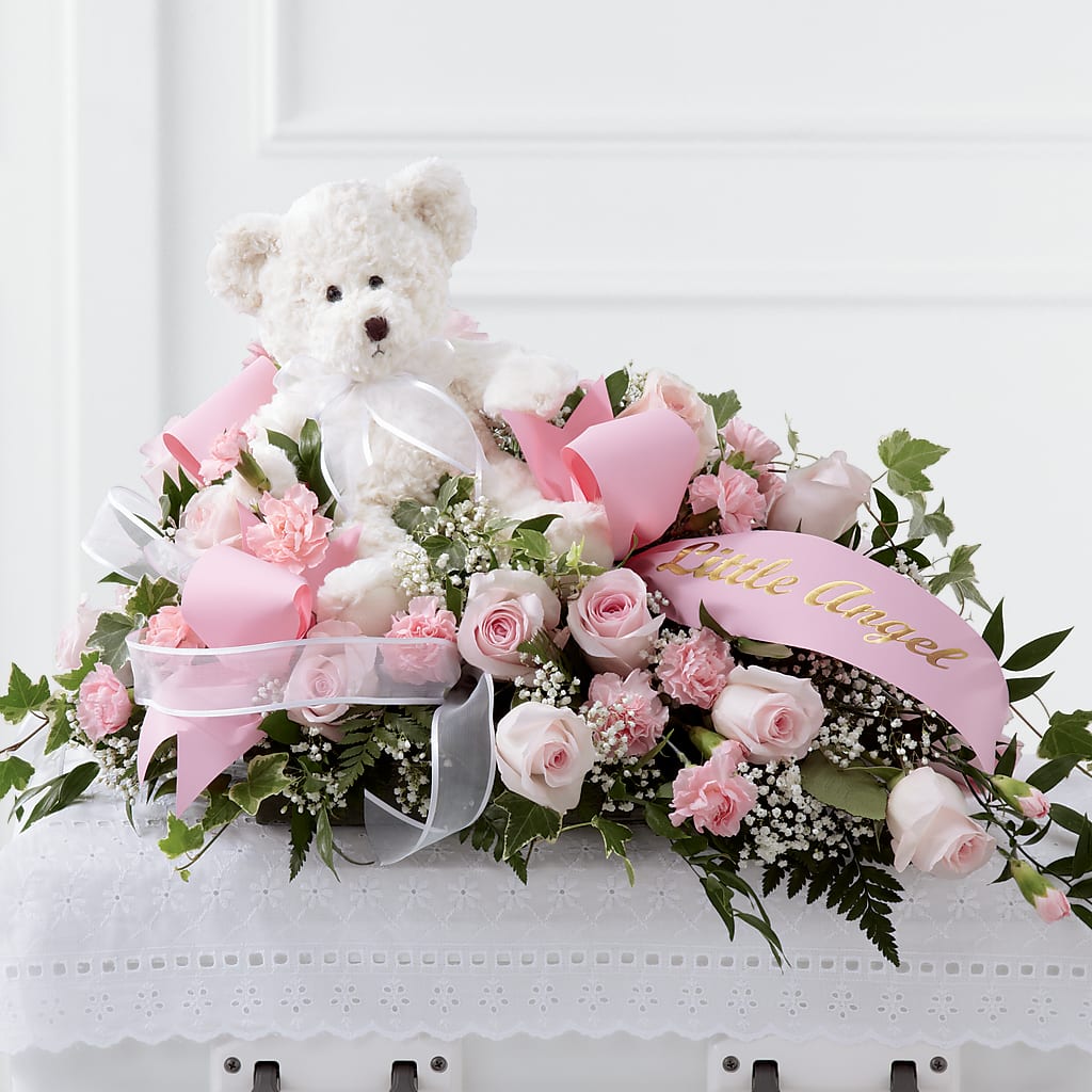 Touch of Sympathy Casket Spray – Homestead Flower Company Inc, Homestead FL