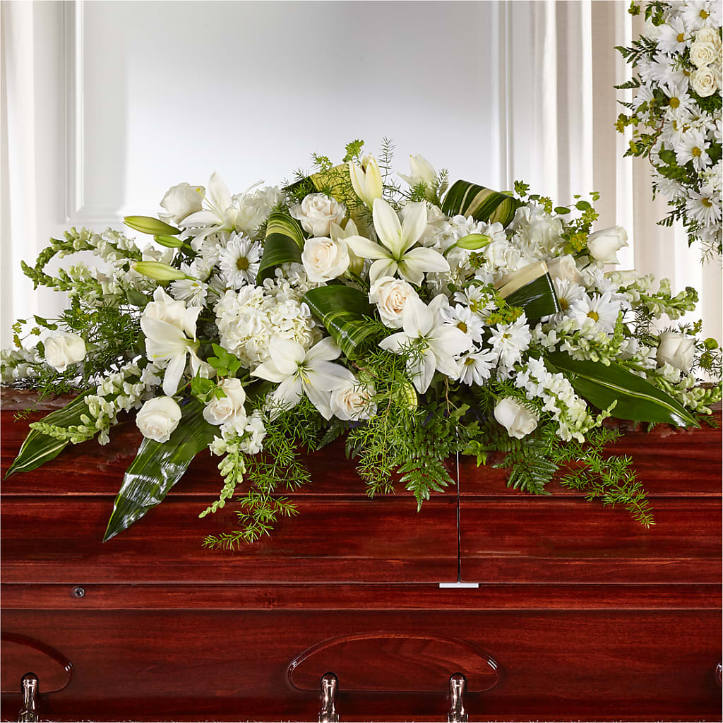 Abundance Casket Spray – Homestead Flower Company Inc, Homestead FL