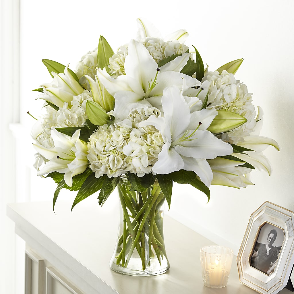 Compassionate Lily Bouquet – Homestead Flower Company Inc, Homestead FL
