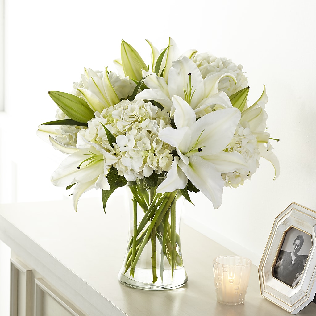 Compassionate Lily Bouquet – Homestead Flower Company Inc, Homestead FL