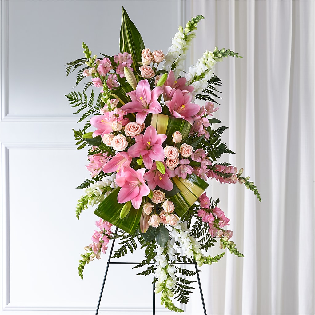 Elegant Embrace Standing Spray – Homestead Flower Company Inc, Homestead FL