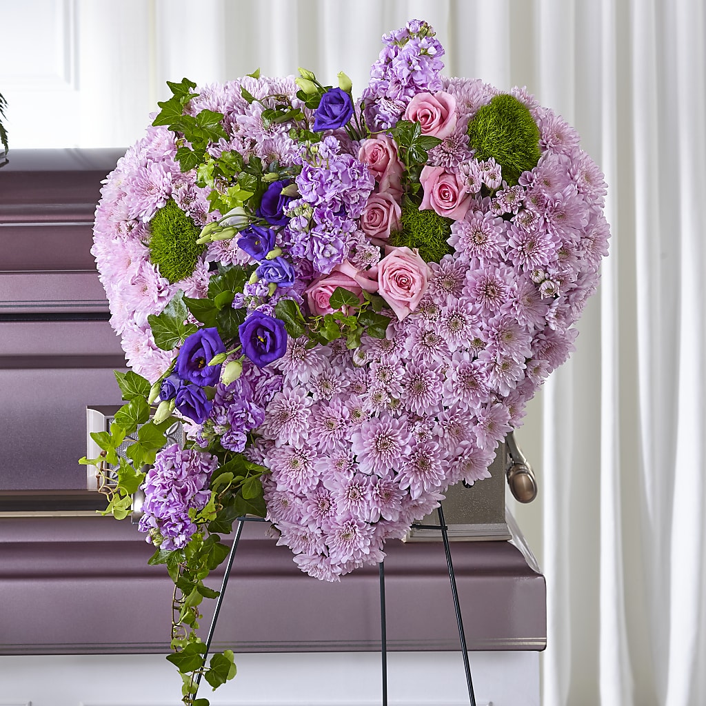 Treasured Love Standing Heart – Homestead Flower Company Inc, Homestead FL