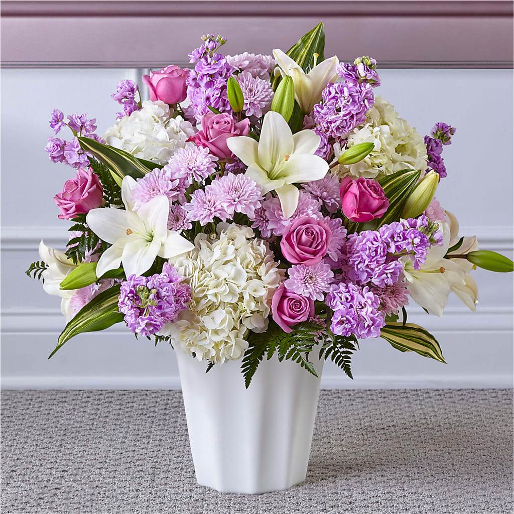 Heaven Sent Floor Basket – Homestead Flower Company Inc, Homestead FL