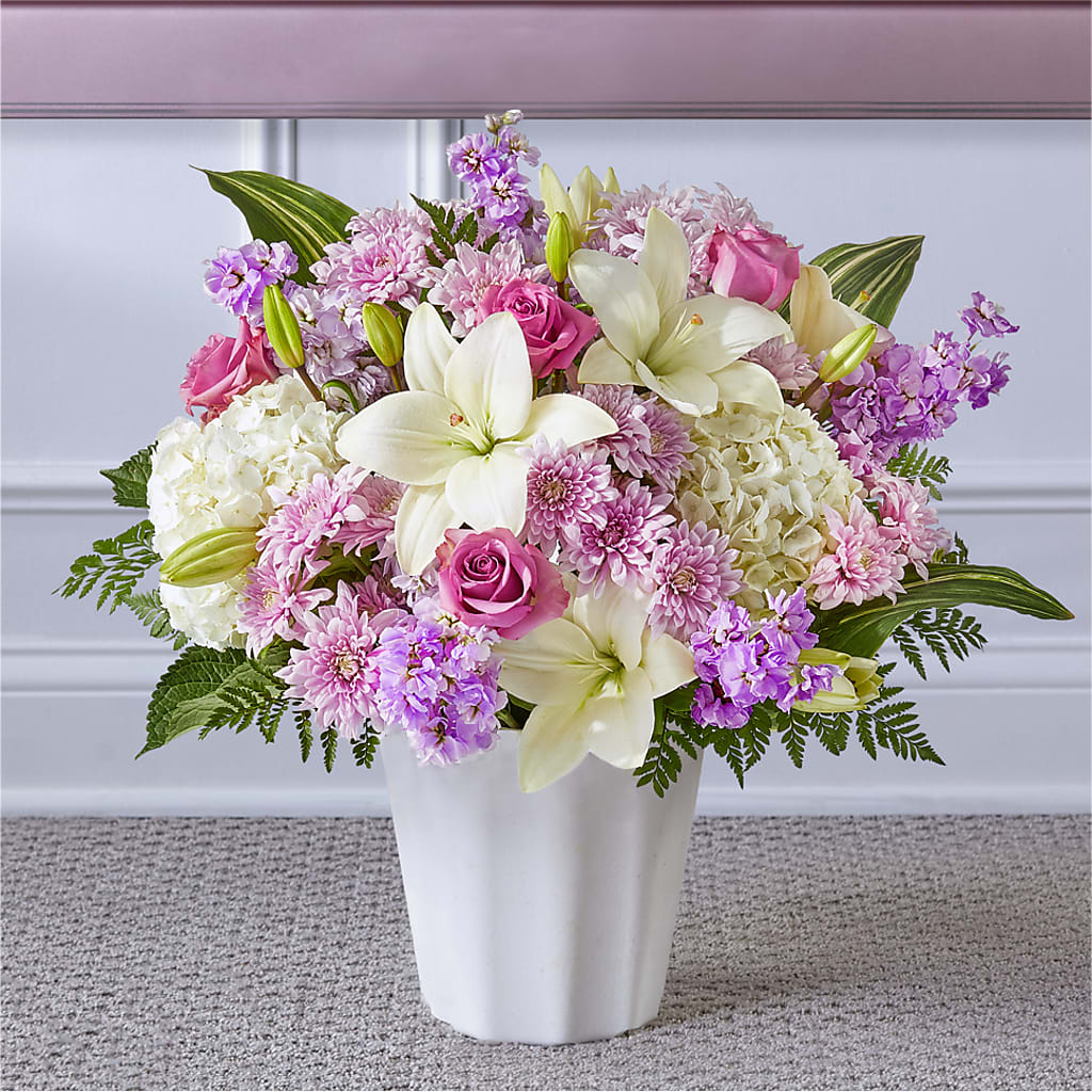 Heaven Sent Floor Basket – Homestead Flower Company Inc, Homestead FL