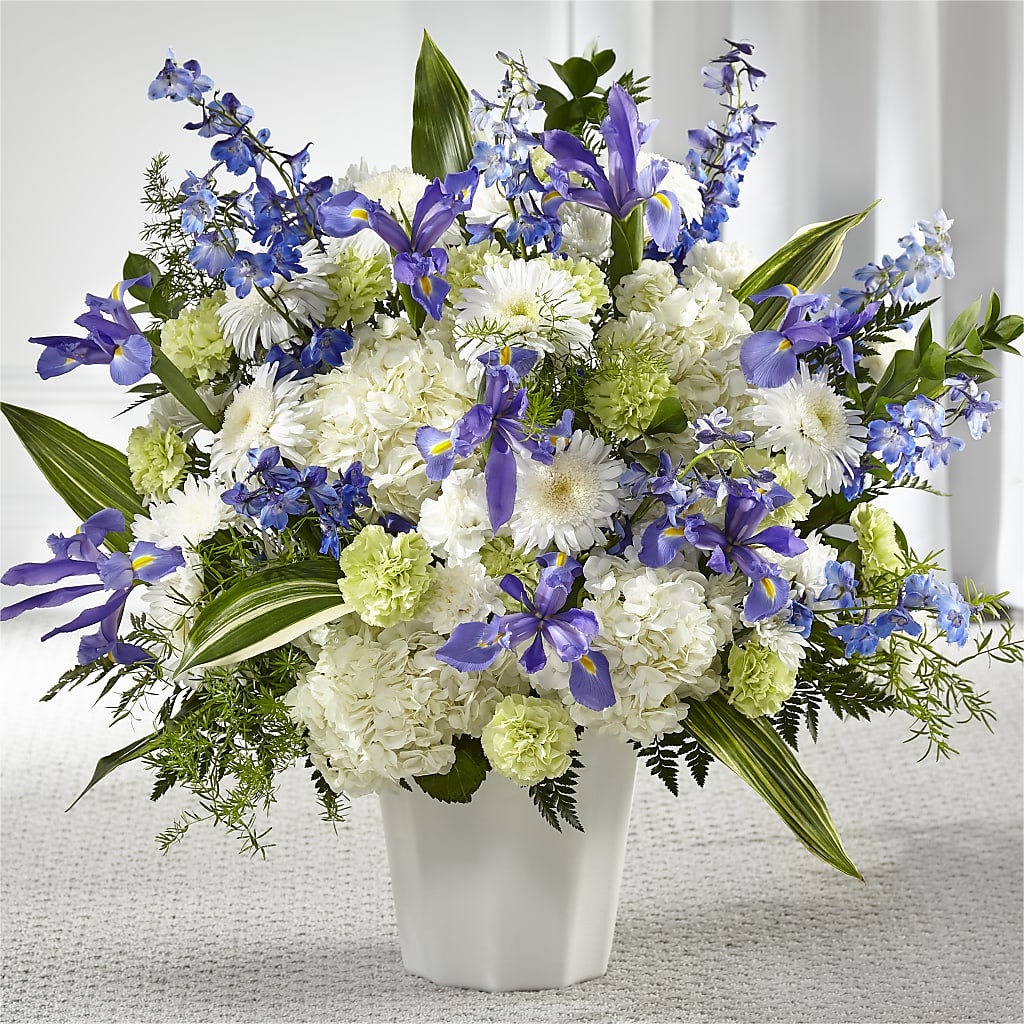 Soft Serenity Floor Basket – Homestead Flower Company Inc, Homestead FL