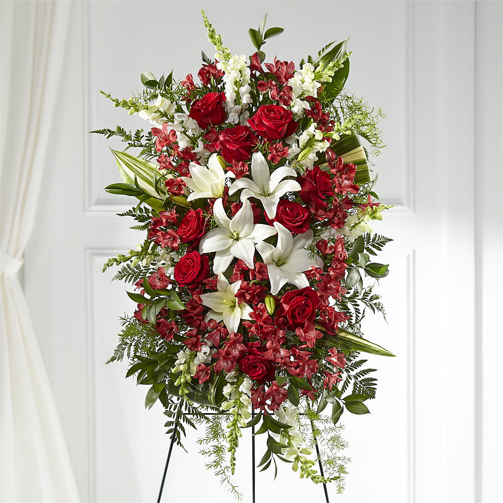 Everlasting Memory Standing Spray – Homestead Flower Company Inc, Homestead FL