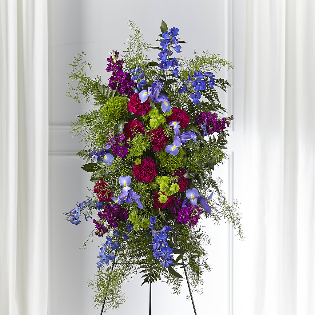 Heavenly Skies Standing Spray – Homestead Flower Company Inc, Homestead FL