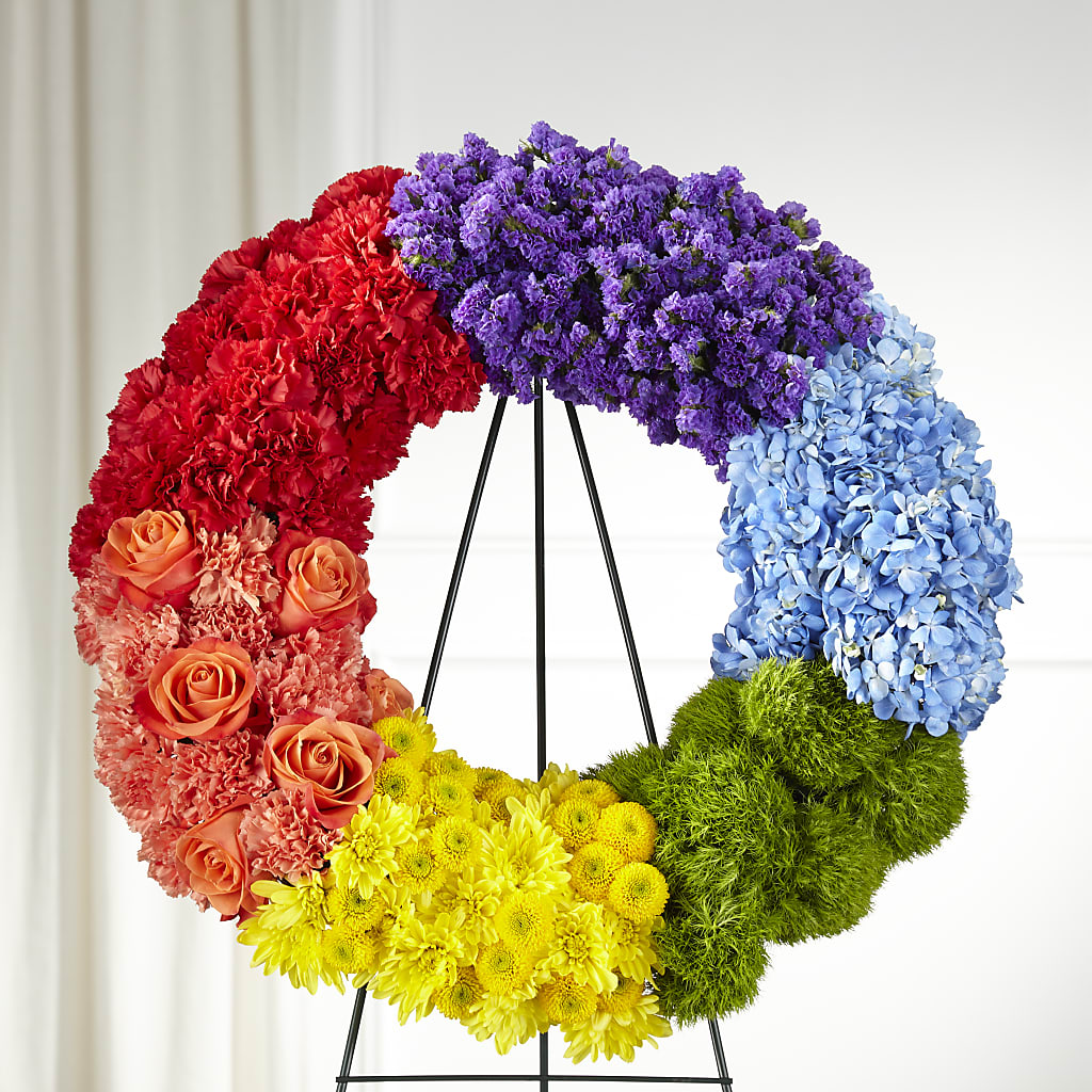 Circle of Love Wreath – Homestead Flower Company Inc, Homestead FL