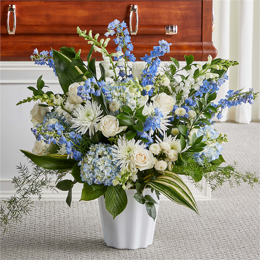 Everlasting Memories Floor Basket – Homestead Flower Company Inc, Homestead FL