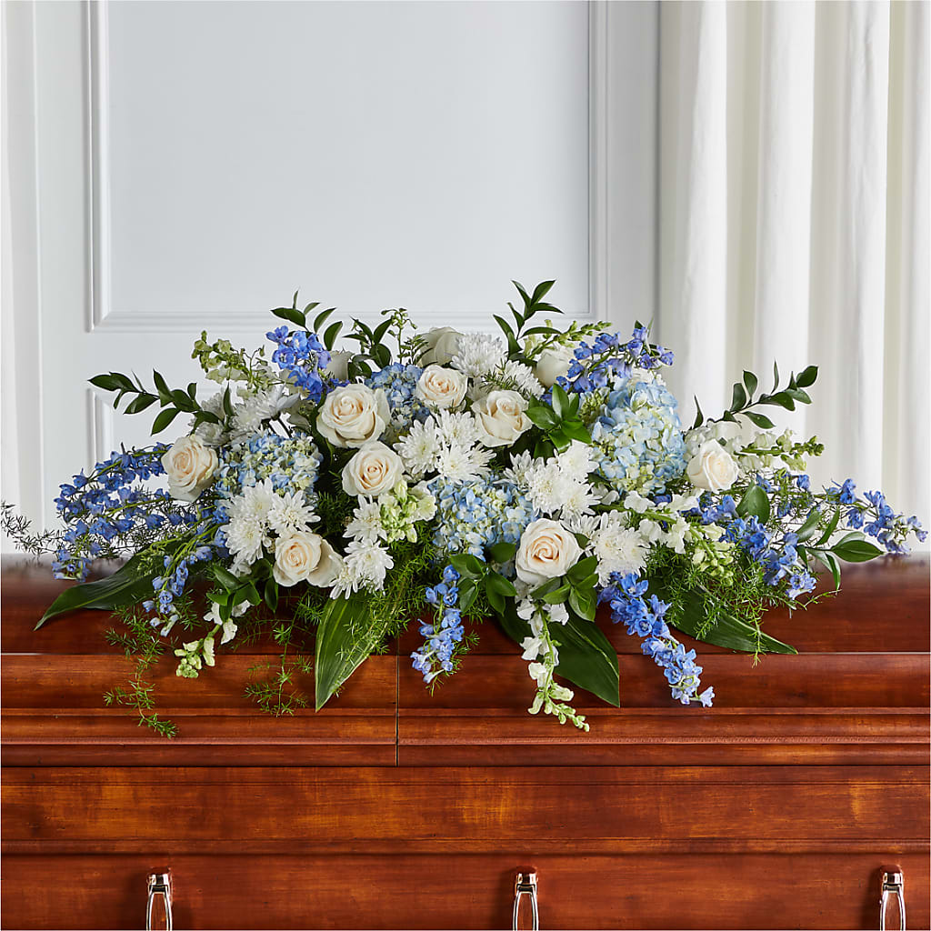 Timeless Essence Casket Spray – Homestead Flower Company Inc, Homestead FL