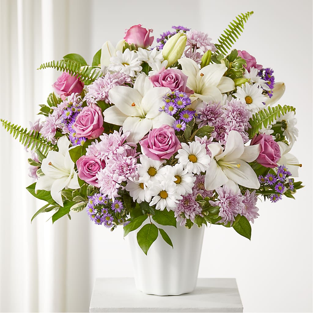 Warmest Thoughts Tabletop Basket – Homestead Flower Company Inc, Homestead FL