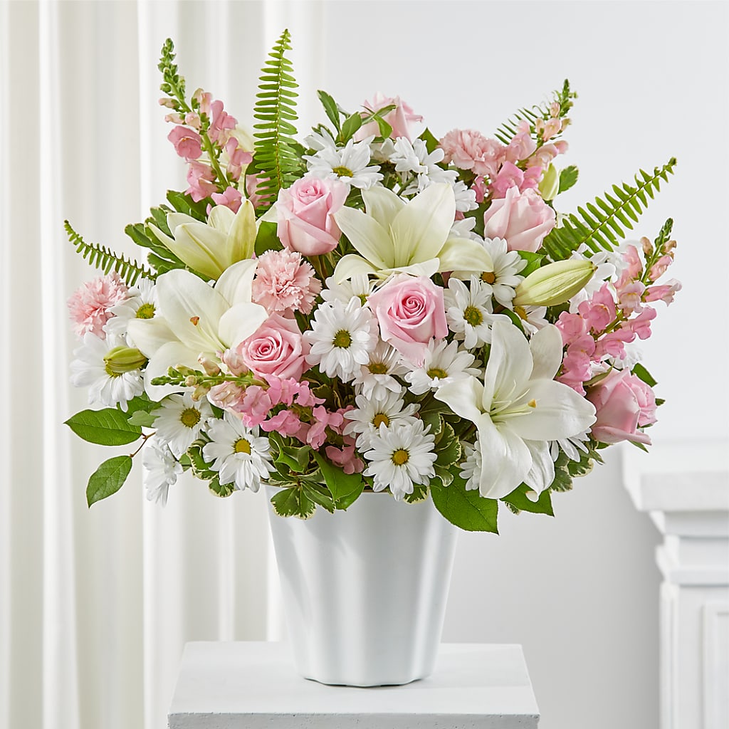 Soft Touch Tabletop Basket – Homestead Flower Company Inc, Homestead FL