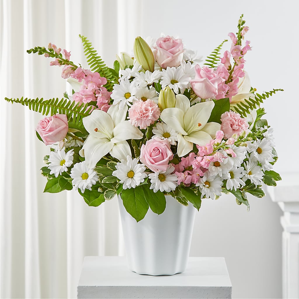 Soft Touch Tabletop Basket – Homestead Flower Company Inc, Homestead FL