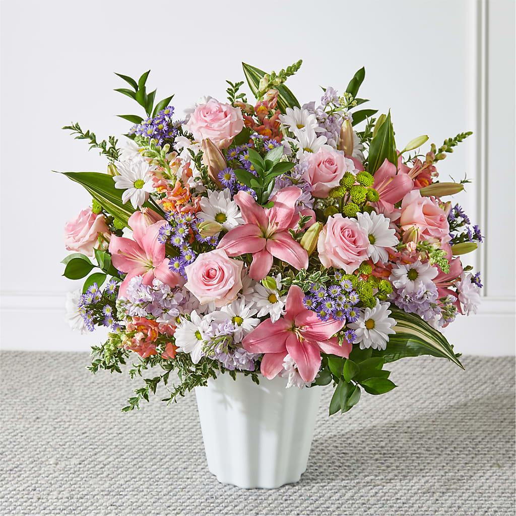 Abundant Compassion Floor Basket – Homestead Flower Company Inc, Homestead FL