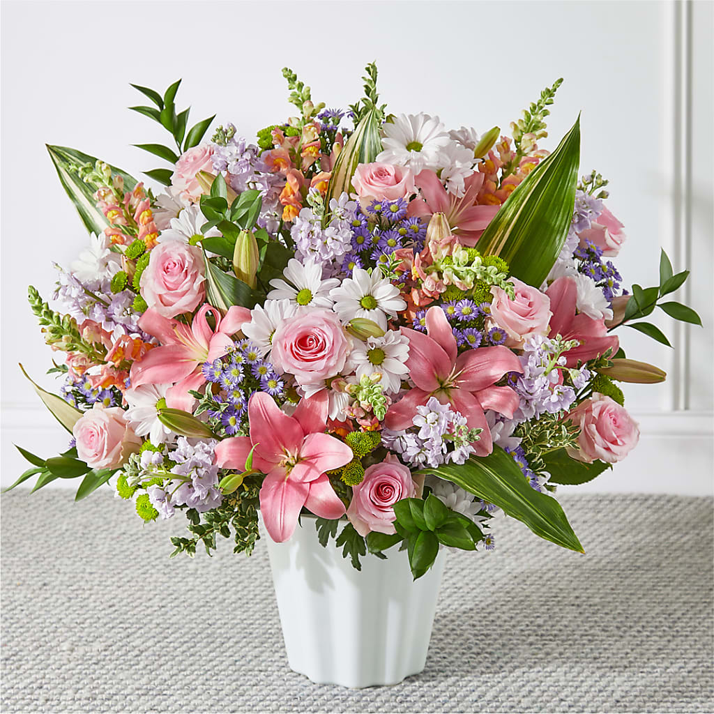 Abundant Compassion Floor Basket – Homestead Flower Company Inc, Homestead FL