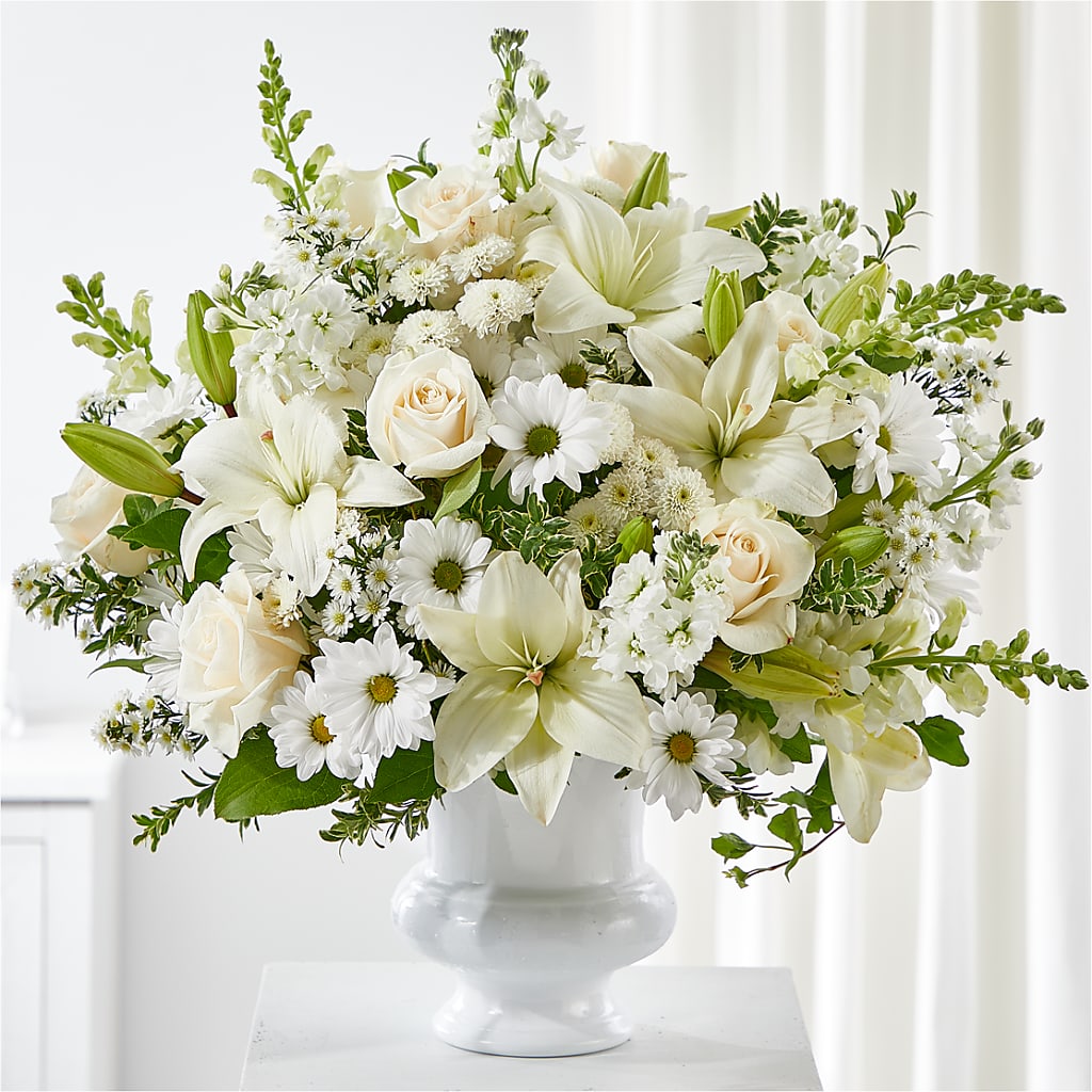 Uplifting Urn Arrangement – Homestead Flower Company Inc, Homestead FL