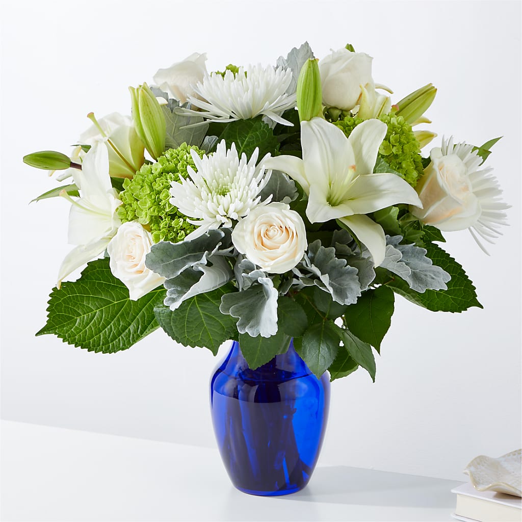 Snowy Dreams Bouquet – Homestead Flower Company Inc, Homestead FL