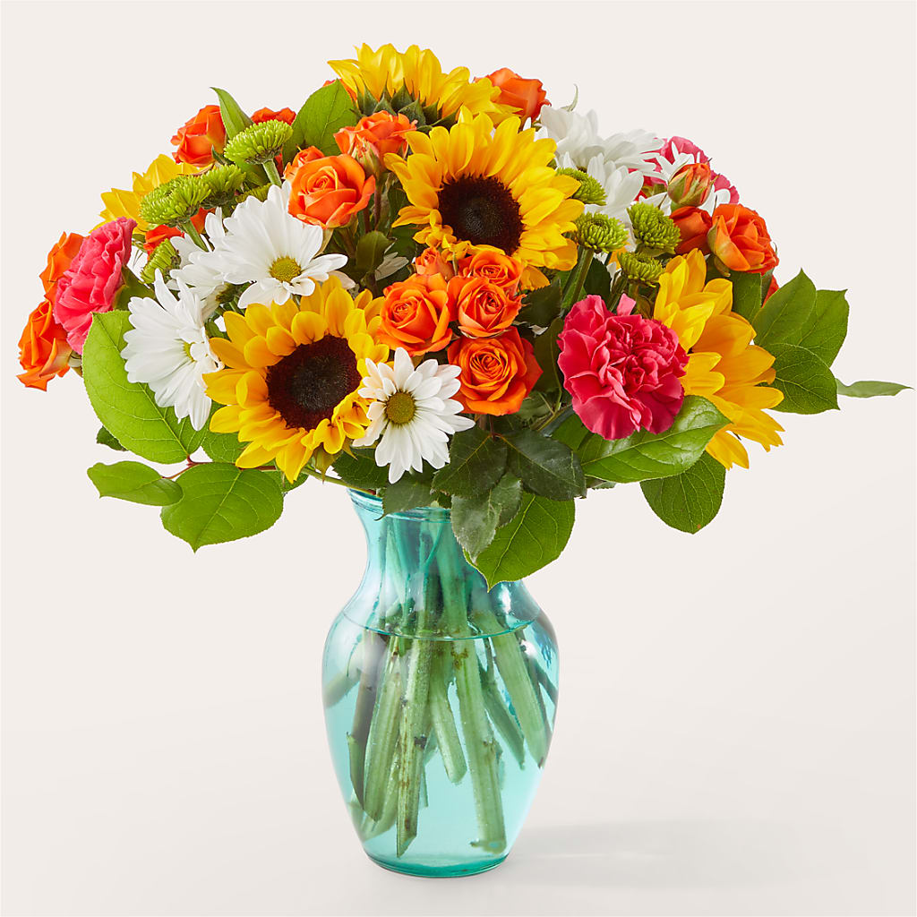 Sun-drenched Blooms Bouquet – Homestead Flower Company Inc, Homestead FL