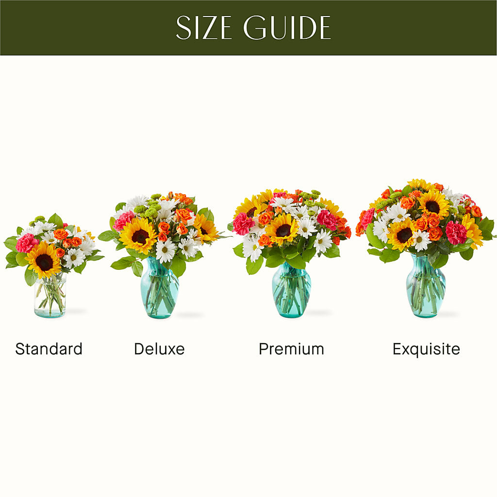 Sun-drenched Blooms Bouquet – Homestead Flower Company Inc, Homestead FL
