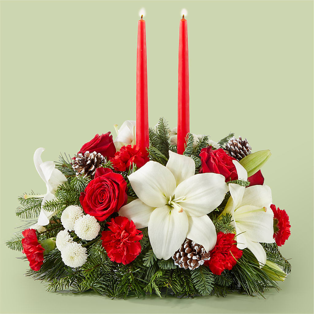 Seasonal Festivities Centerpiece – Homestead Flower Company Inc, Homestead FL