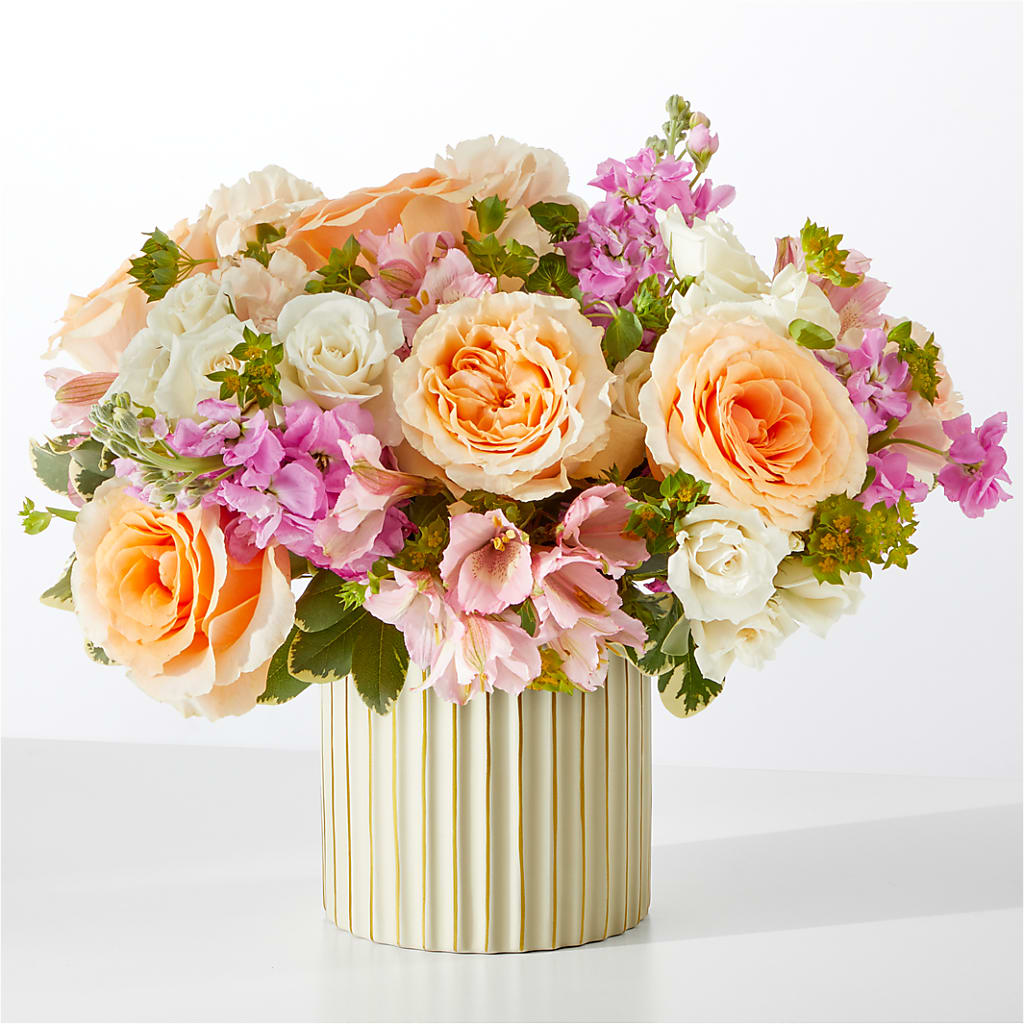 Paradise Bouquet with Ivory Vase – Homestead Flower Company Inc, Homestead FL