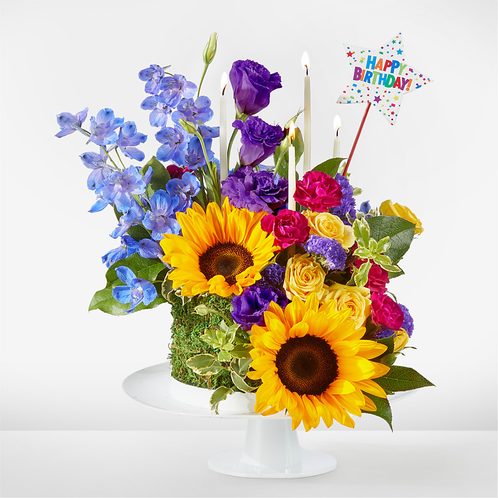 Star of the Day Floral Cake – Homestead Flower Company Inc, Homestead FL