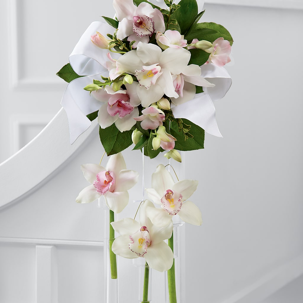 Perfect Entrance Pew Arrangement – Homestead Flower Company Inc, Homestead FL