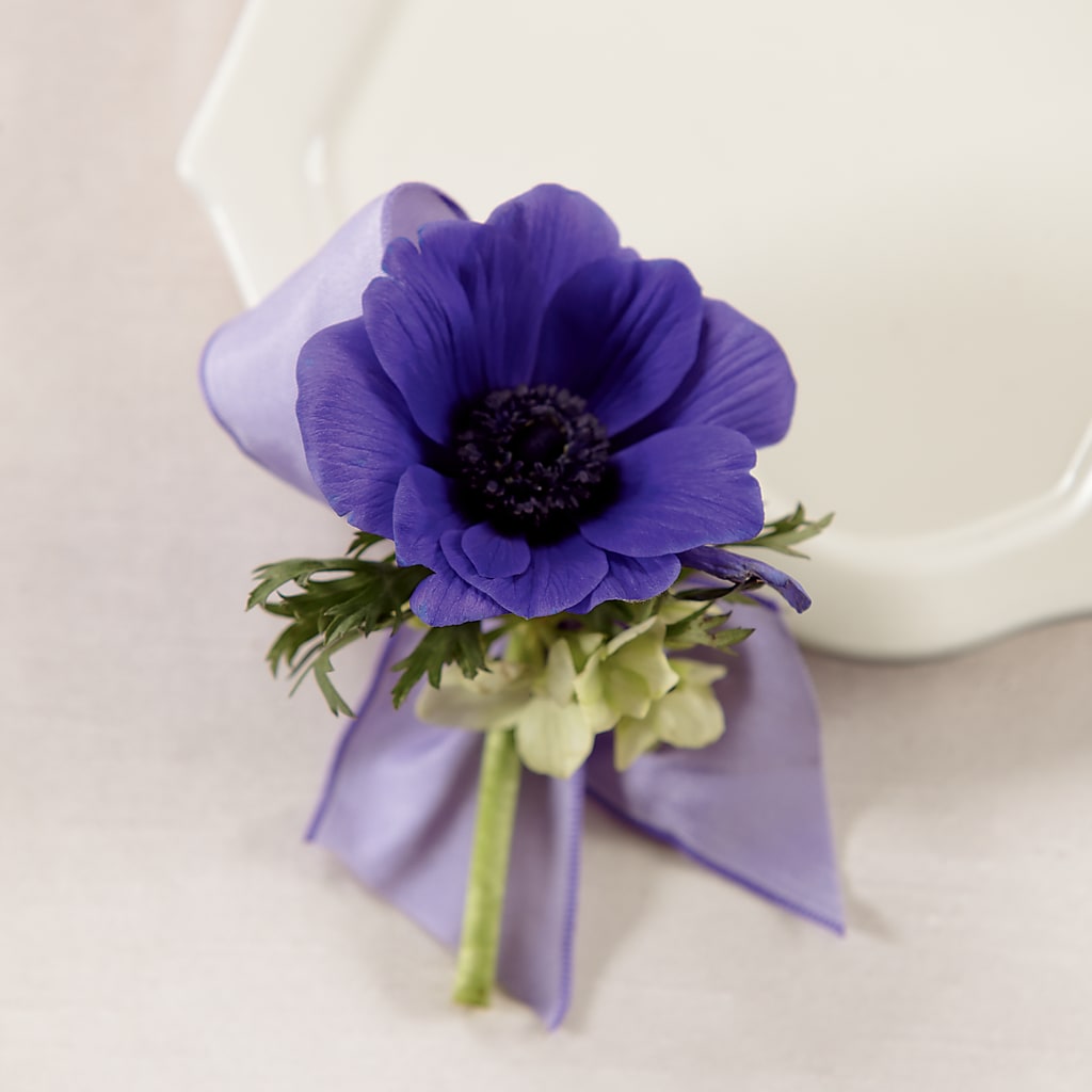 Purple Passion Boutonniere – Homestead Flower Company Inc, Homestead FL