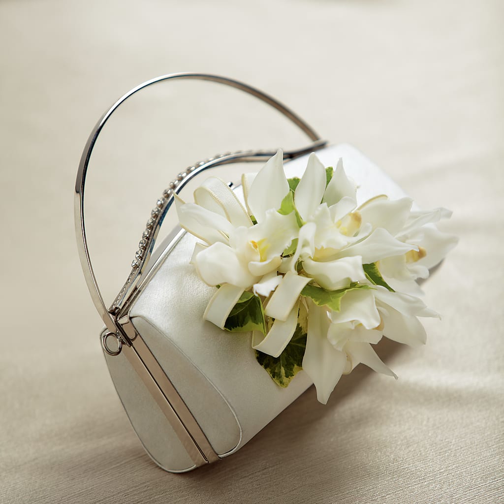 White Purse Decor – Homestead Flower Company Inc, Homestead FL