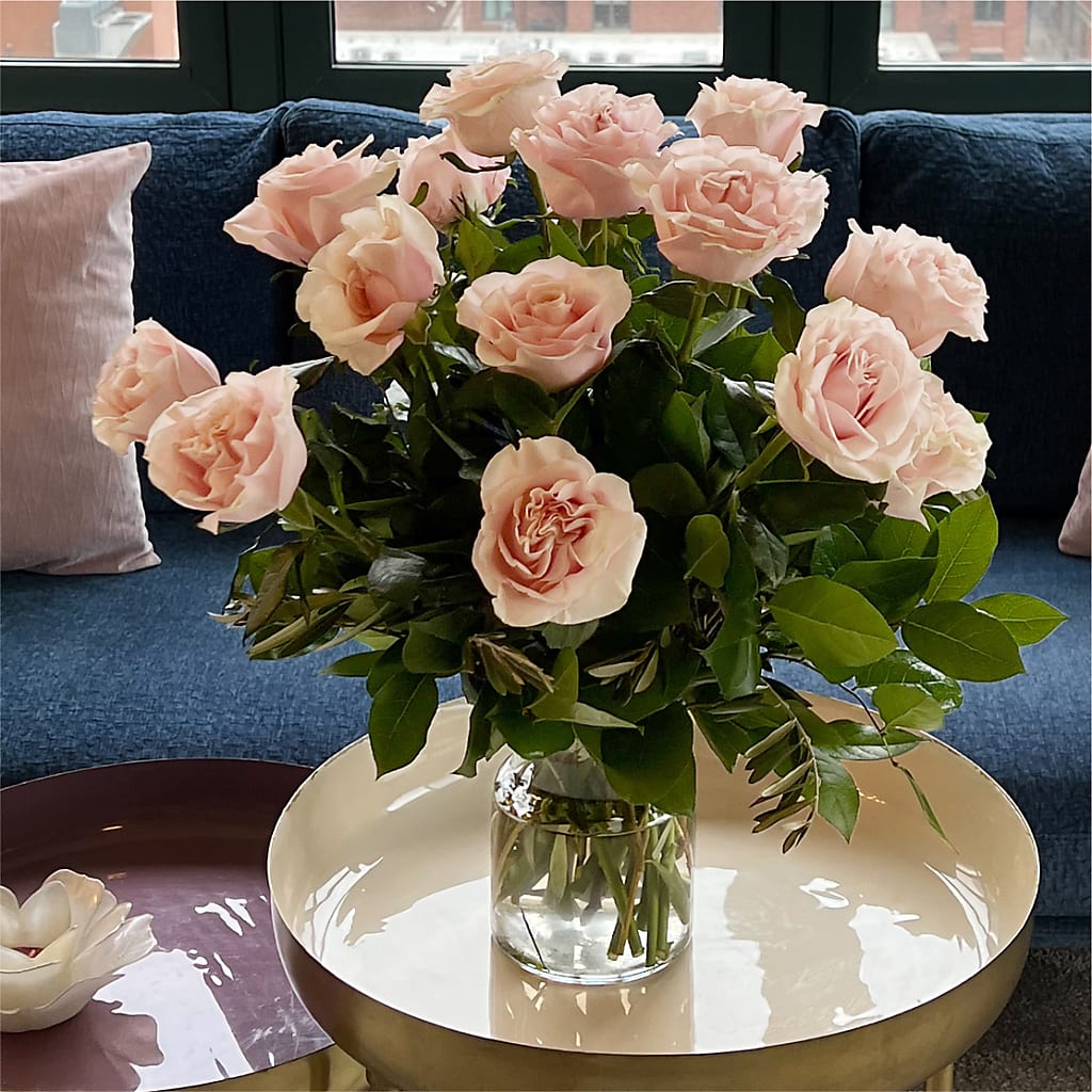 Long Stem Pink Rose Bouquet –  Homestead Flower Company Inc, Homestead FL