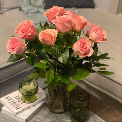 Long Stem Pink Rose Bouquet –  Homestead Flower Company Inc, Homestead FL