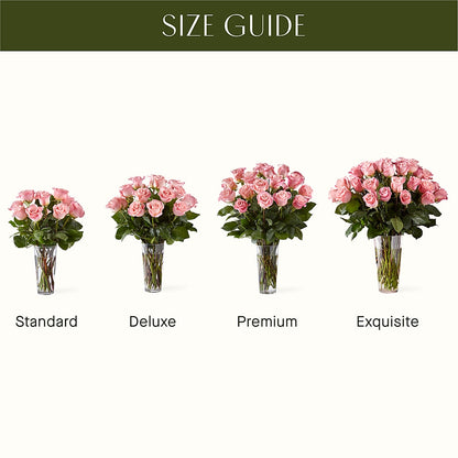 Long Stem Pink Rose Bouquet –  Homestead Flower Company Inc, Homestead FL
