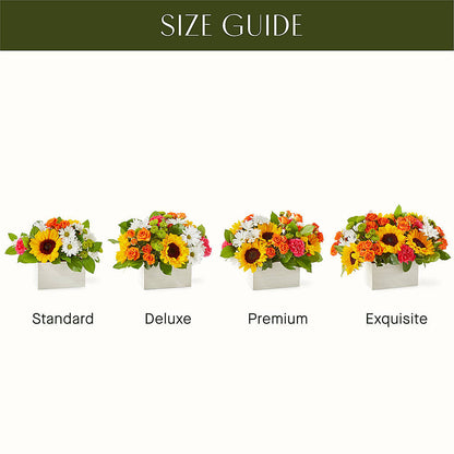 Sun-drenched Blooms Box Bouquet –  Homestead Flower Company Inc, Homestead FL