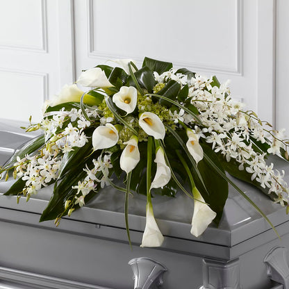 Angel Wings Casket Spray –  Homestead Flower Company Inc, Homestead FL