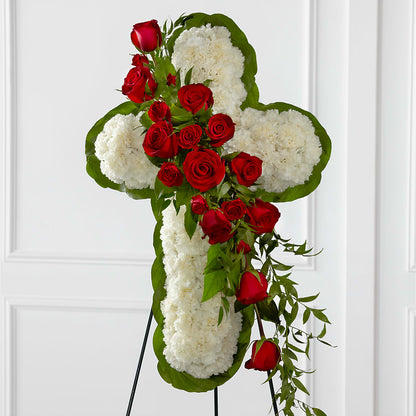 Floral Cross Easel –  Homestead Flower Company Inc, Homestead FL