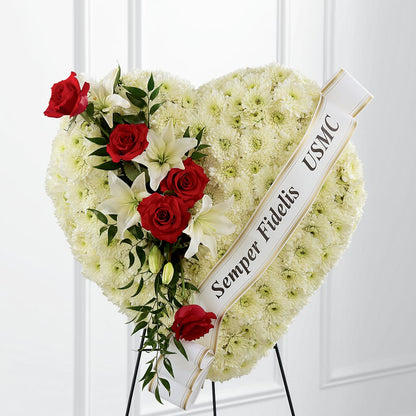 Heartfelt Hero Standing Heart –  Homestead Flower Company Inc, Homestead FL